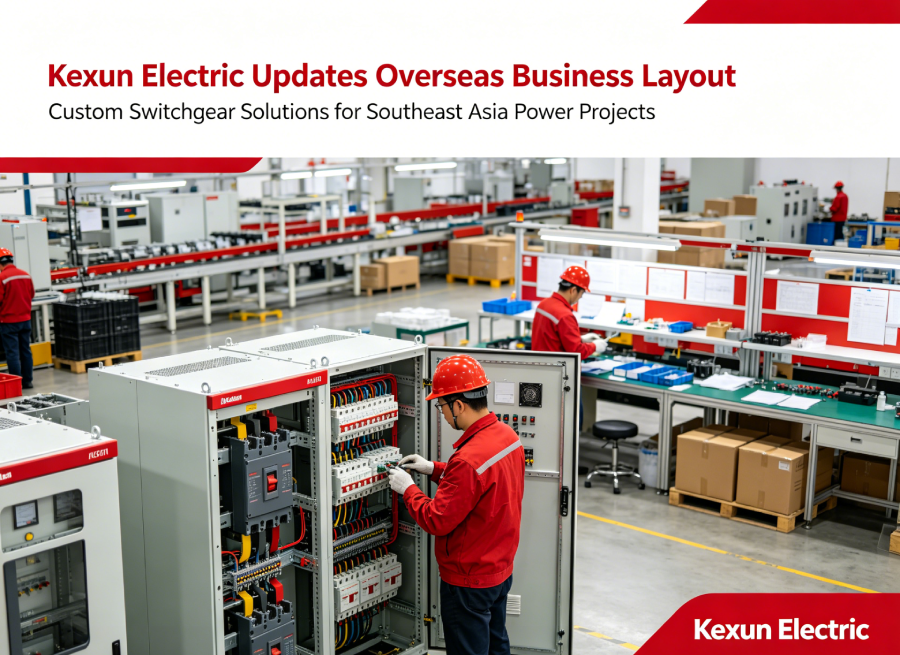Kexun Electric, 2026년 동남아시아 전력 프로젝트 수요에 맞춰 해외 배전반 솔루션 최적화